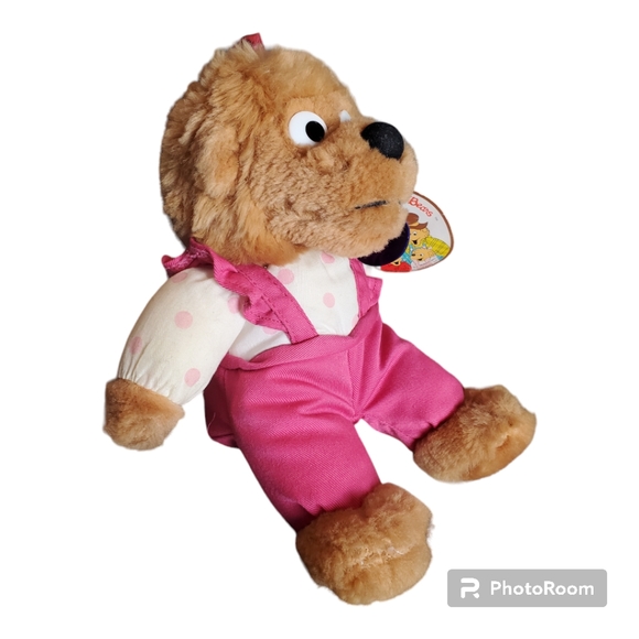 Vintage 1993 Berenstain Bears SISTER BEAR Plush Stuffed Animal - Picture 2 of 5